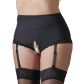 Cottelli Kruisloos Slipje met Panty Grote Maat Zwart