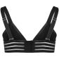 Noir Handgemaakt Power Wetlook Bralette
