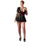 Cottelli Wetlook Jurk met Stropdassen Plus Size