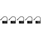 Mancage Reserveslot Hangslot 5 stuks