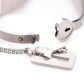 Master Series Armband met Slot en Sleutelketting