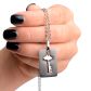 Master Series Armband met Slot en Sleutelketting