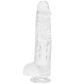 Willie City Classic Clear Realistische Dildo met Zuignap 24,5 cm.