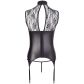 Abierta Fina Bodystocking met Kant en Strassteentjes