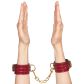 Bound to Please Red Verstelbare Handboeien