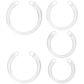 Mancage Clear Reservering Set 5 stuks