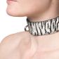 baseks Zebra Halsband met Ketting