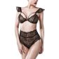 Grey Velvet Kanten Bh-set met Kapmouwtjes