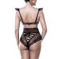 Grey Velvet Kanten Bh-set met Kapmouwtjes