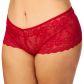 NORTIE Gunilla Red Kanten Kruisloze Hipster Plus Size
