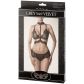 Grey Velvet Sexy Neckholder Lace Bra Set