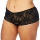 NORTIE Gunilla Black Kanten Kruisloze Hipster Plus Size