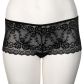 NORTIE Gunilla Black Kanten Kruisloze Hipster Plus Size