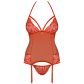 Obsessive Rode Corsage-set