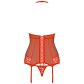 Obsessive Rode Corsage-set