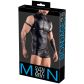 Svenjoyment Wetlook Top met Harnas