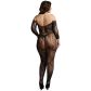 Le Désir Catsuit met Lange Mouwen en Zonder Kruis Plus Size