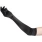 baseks Black Lange Satijnen Handschoenen