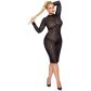 Noir Handmade Midi-jurk met Lange Mouwen Plus Size