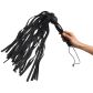 Mister B Impact Leren Flogger met Houten Handvat