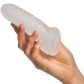 Perfect Fit Fat Boy Checker Plate Sheath Penis Sleeve 14 cm