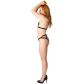 NORTIE Kinky Open Back Slipje en Choker Harnas