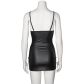 NORTIE Fetish Wetlook Mini Jurk