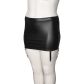 NORTIE Fetish Wetlook Korte Jarretel Rokje Plus Size