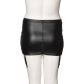 NORTIE Fetish Wetlook Korte Jarretel Rokje Plus Size