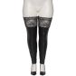 NORTIE Fetish Wetlook Hold-up Kousen Plus Size