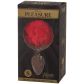 Alive BDSM Line Red Fluffy Twist Metalen Buttplug Small