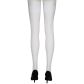 NORTIE Sage White Hold-up Kousen met Kant en Achternaad