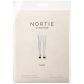 NORTIE Sage White Hold-up Kousen met Kant en Achternaad Plus Size