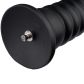 Hismith Black KlicLok Geribbelde Toren Dildo 