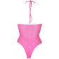 Ouch! Glow in The Dark Neon Pink Body Plus Size