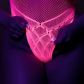 Ouch! Glow in The Dark Neon Pink Body Plus Size