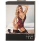 Abierta Fina Wetlook Red Kanten Body