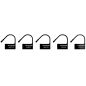 Mancage Reserveslot Hangslot 5 stuks